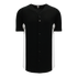 Athletic Knit Full Button Baseball Jersey with Contrast Mesh Inserts (BA1890)